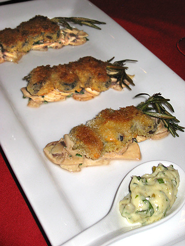 Nugget de moules, sauce gribiche